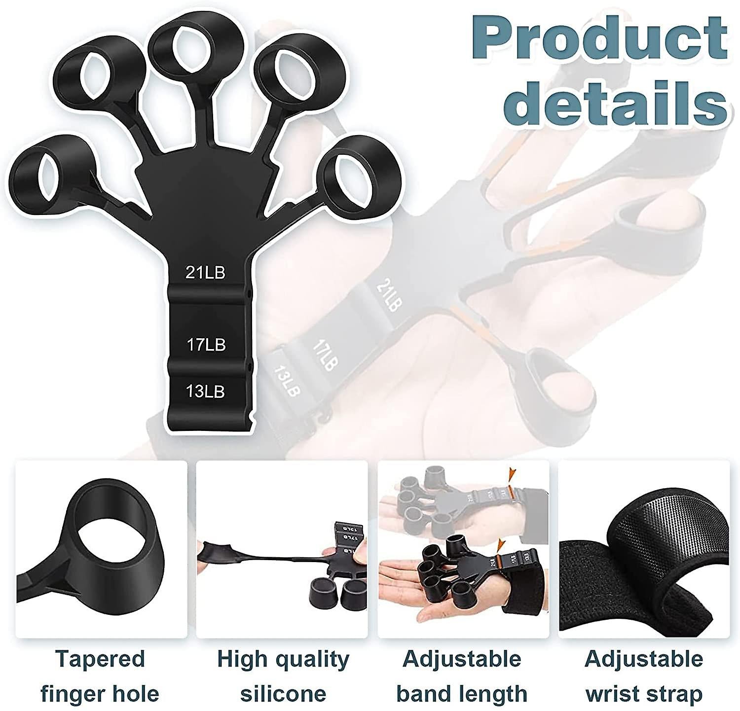 Metal-Hook Grip Strength Trainer - Zabcart