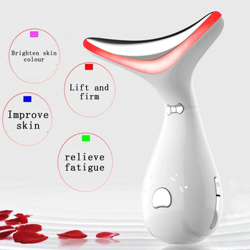 Color Light Neck Beauty Neck Massage Beauty Instrument - Zabcart
