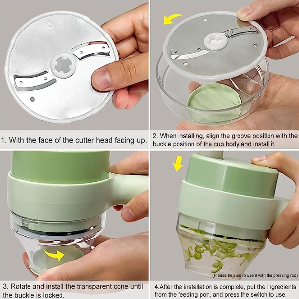 Food Chopper Handheld - Zabcart