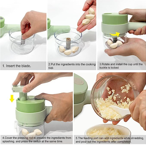 Food Chopper Handheld - Zabcart