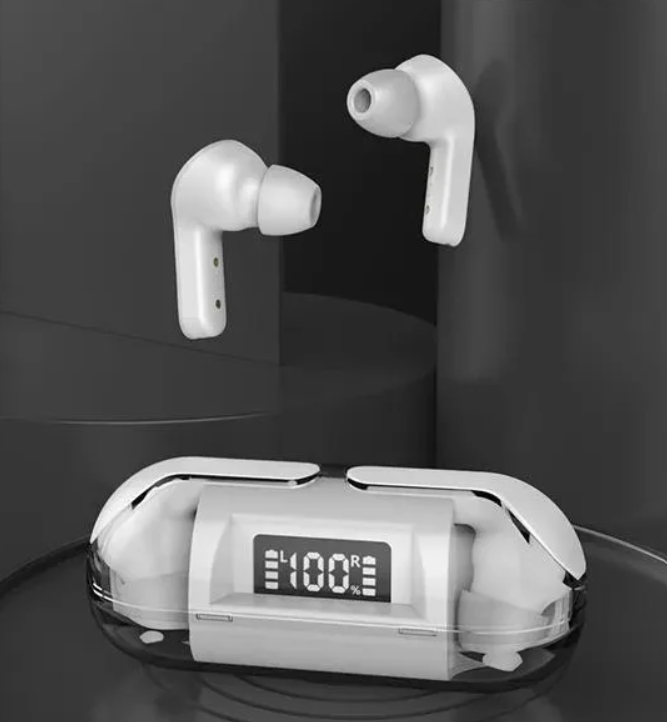 Crystal Wireless Earphones - Transparent Air 33 - Zabcart