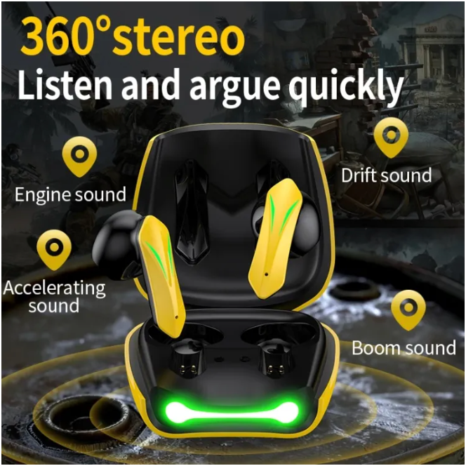 Wireless Earbuds Gaming Earphone - Zabcart