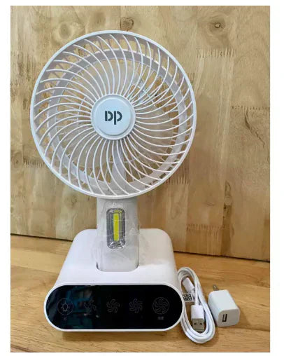 Rechargeable LED Fan - Zabcart