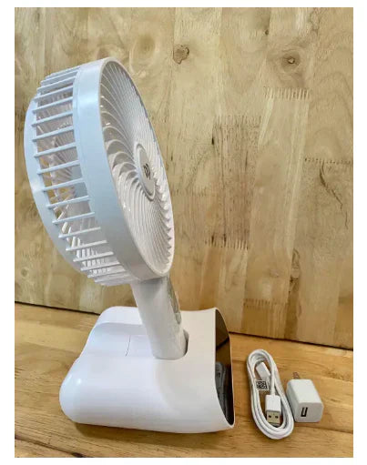 Rechargeable LED Fan - Zabcart