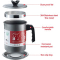 Stainless Steel Oil Filter Pot with Tray - Zabcart
