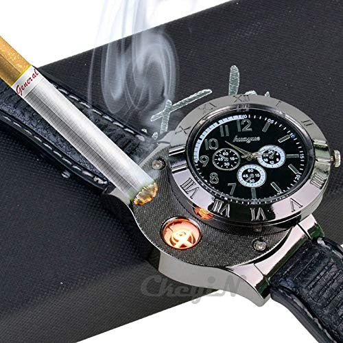 New Military USB Lighter Watch Men's - Zabcart