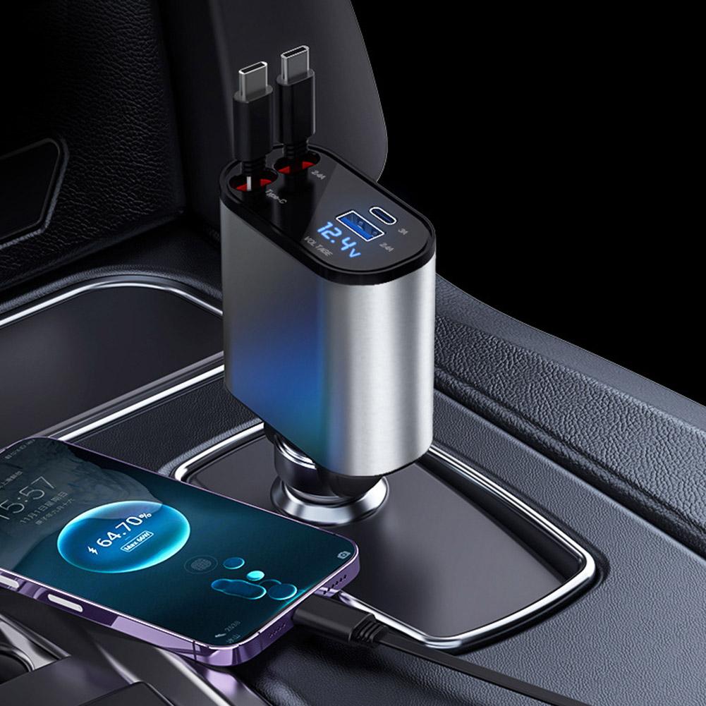 4 in 1 Retractable Charger - Zabcart