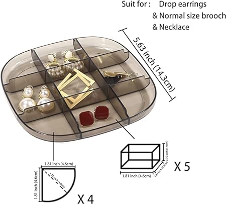 Transparent Jewelry Storage Box - Zabcart