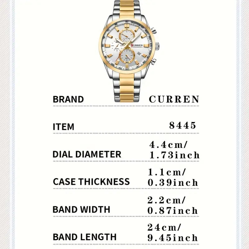 CURREN BUSINESS MENS WATCH - Zabcart