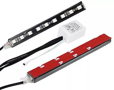 RGB Car Interior Neon Lights with Wireless Remote Control - Zabcart