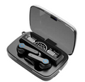 Black M19 Bluetooth Earphones - Zabcart