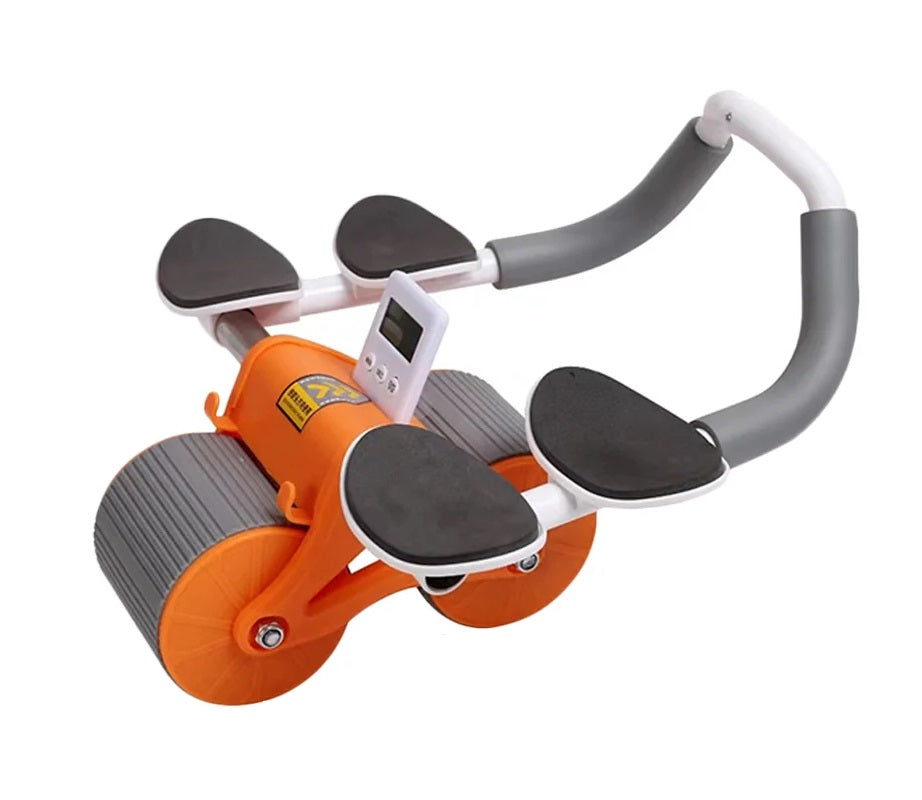 Auto Rebound Abs Wheel With Elbow Support - Zabcart