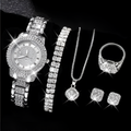 Butterfly Watch & Jewelry Set 6PCS - Zabcart