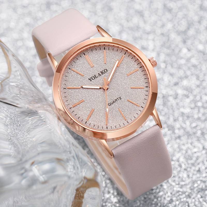 Women's Shiny Quartz Watch Set 6PCS - Zabcart