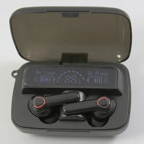 Black M19 Bluetooth Earphones - Zabcart