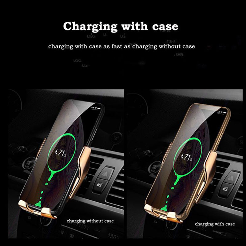 Auto Clamping Wireless Car Charger - Zabcart