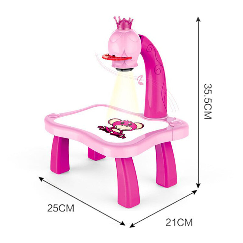 LED Projector Art Painting Table for Kids - Zabcart
