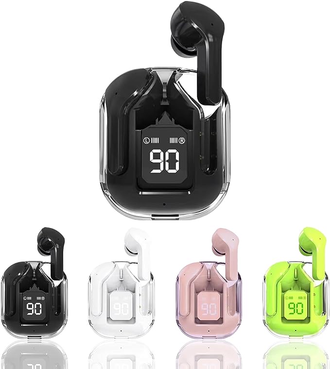 T6 Crystal Wireless Earphones - Zabcart