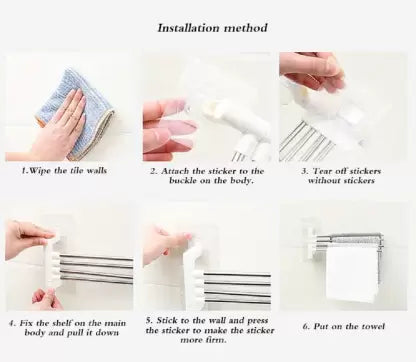 4-Bar Towel Rack - Zabcart