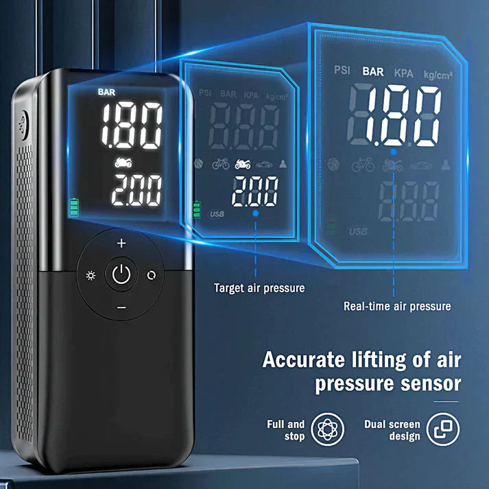 PORTABLE ELECRIC AIR PUMP - Zabcart