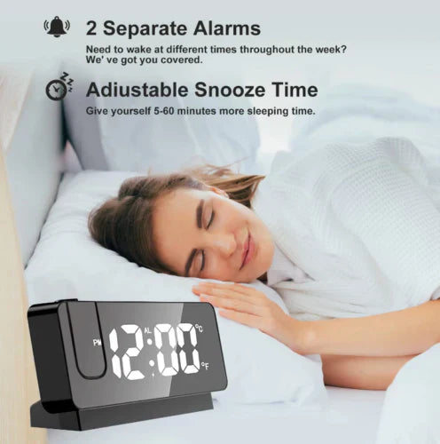 Multi-functional LED Digital Projector Clock - Zabcart