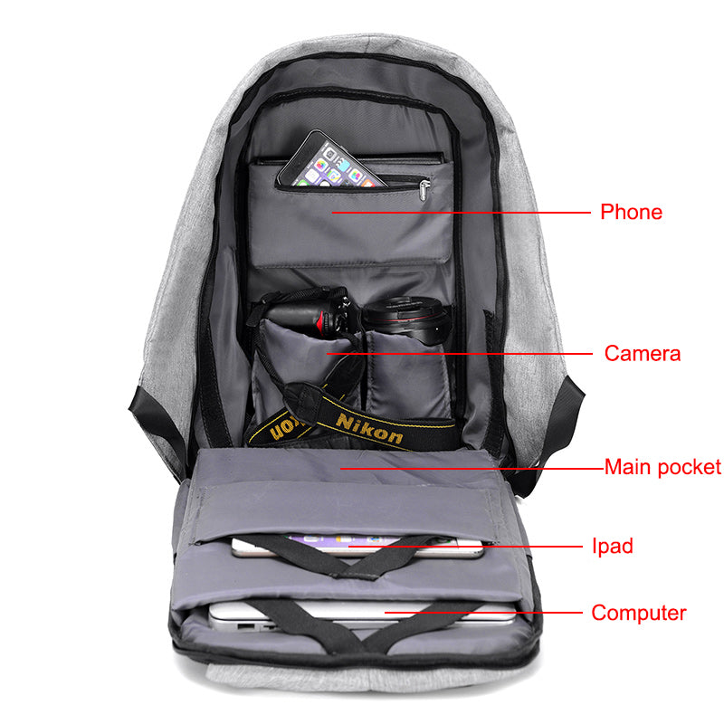 Anti Theft Backpack Bag - Zabcart