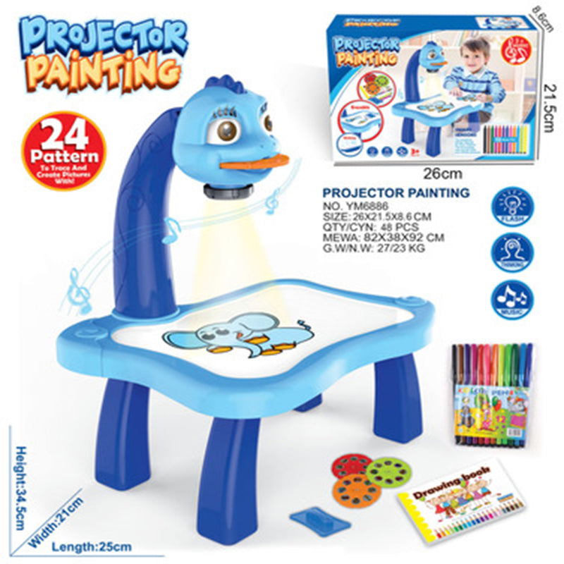 LED Projector Art Painting Table for Kids - Zabcart